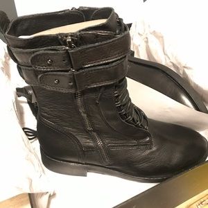 Brand new black Dolce Vita combat boots size 9